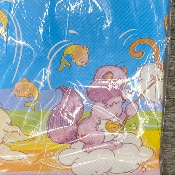 Vintage Care Bear Cousins Paper Table Cloths New Sealed - Picture 3 of 7